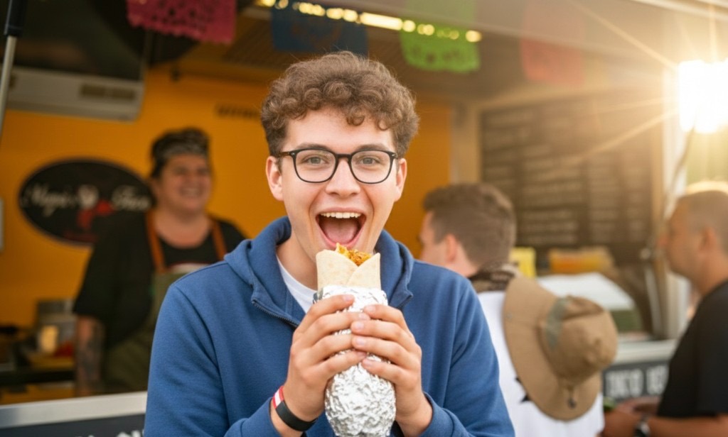 Gästestimmung am Camping WEISS Spielberg – Food Truck und Snacks beim DTM-Rennwochenende