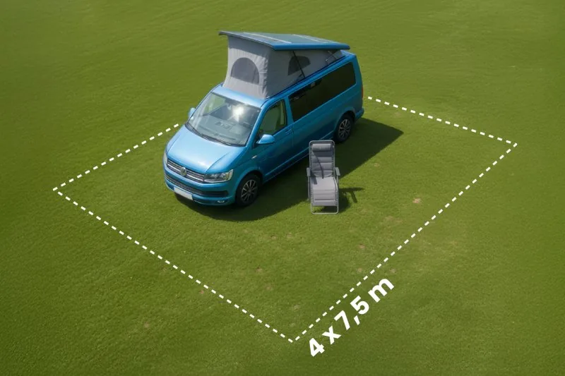 Schitterhof Camping BASIC Stellplatz 30 m² – Campervan oder Zelt, DTM-Saisonauftakt Spielberg